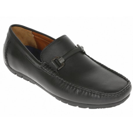 Quirelli Zapato Driver de Piel Negro - Envío Gratuito