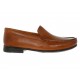 Zapato mocasín Clarks Claude Plain de piel tan - Envío Gratuito