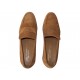 Zapato mocasín Adolfo Carli gamuza cognac - Envío Gratuito