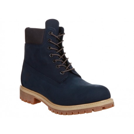 Bota Timberland piel azul marino - Envío Gratuito