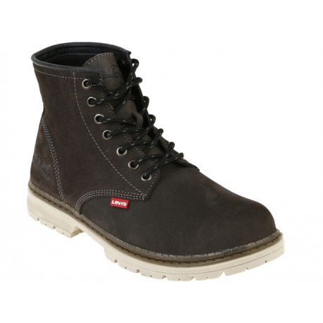 Levi's Bota Casual de Gamuza con Agujeta Café - Envío Gratuito
