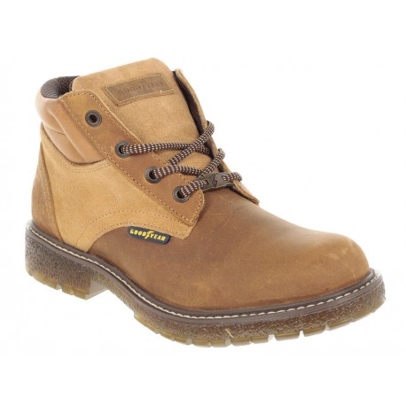 Bota Goodyear piel miel - Envío Gratuito