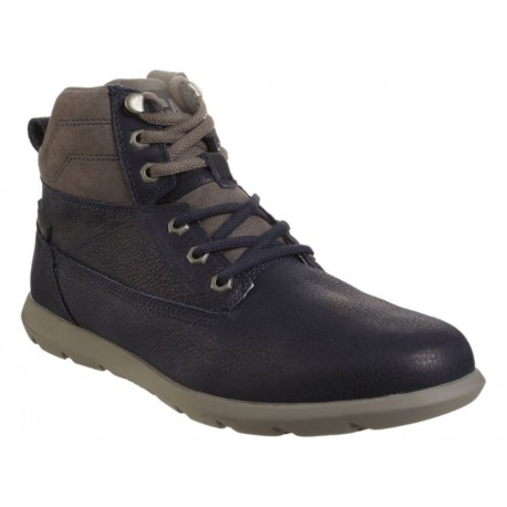 Bota Caterpillar piel azul marino - Envío Gratuito