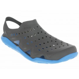 Crocs Sandalia Swiftwater Wave Graphic Sintética Gráfito - Envío Gratuito