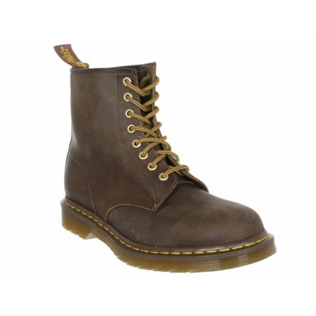 Dr Marten's Bota Aztec Crazy Horse de Piel Tabaco - Envío Gratuito
