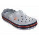 Crocs Sandalia Crocband Light Gris Claro - Envío Gratuito