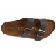 Birkenstock Sandalia con Hebilla Café Obscuro - Envío Gratuito