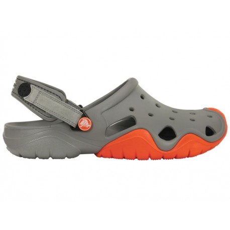 Crocs Sandalia Swiftwater C Smoke Humo - Envío Gratuito