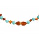 Gugu Ámbar Collar Honey-Turquesa - Envío Gratuito