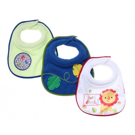 Fisher Price Set de Baberos para Niño - Envío Gratuito