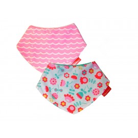Fisher Price Set de Babero Pañoleta para Niña - Envío Gratuito