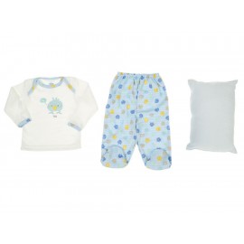 Conjunto Baby Mink Pijamink azul - Envío Gratuito