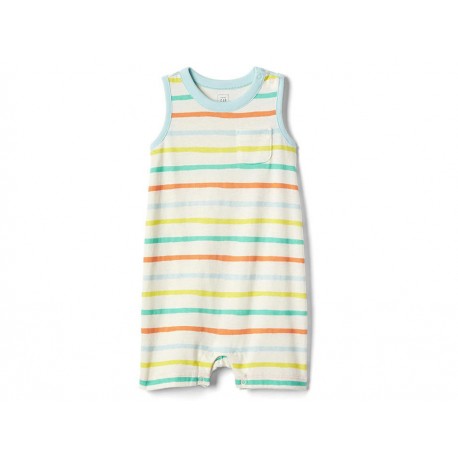 Gap Jumpsuit Orgánico Rayado para Niño - Envío Gratuito