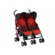 Carriola doble Chicco Frontal roja - Envío Gratuito
