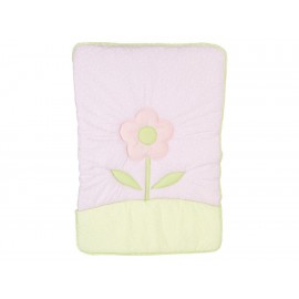 Colchoneta Carmen Patricia Flor 65 cm x 95 cm rosa - Envío Gratuito