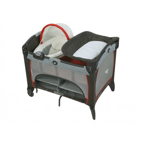 Cuna de Viaje Graco Napper gris oxford - Envío Gratuito