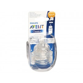 Avent Set de Tetinas Classic Flujo Rapido - Envío Gratuito