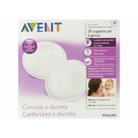 Protectores de lactancia Avent desechables