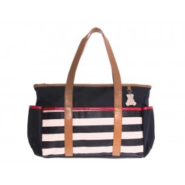 Pañalera tipo satchel Kristian Ballena azul marino - Envío Gratuito