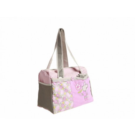 Pañalera tipo satchel Carmen Patricia Kuki rosa - Envío Gratuito