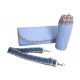 Pañalera tipo satchel Cocolino Rino azul - Envío Gratuito