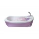 Bañera Summer con hidromasaje rosa - Envío Gratuito