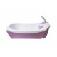 Bañera Summer con hidromasaje rosa - Envío Gratuito