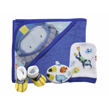 Set de baño B Mundo Buzo azúl marino - Envío Gratuito