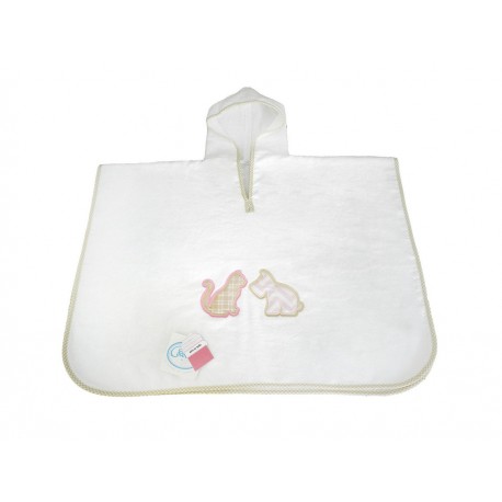 Bata de baño Cocolino Amigos blanca - Envío Gratuito