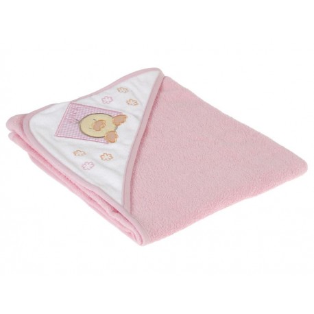 Toalla para bebé B Mundo Pato rosa - Envío Gratuito