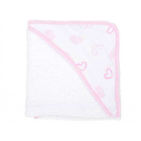 Salida de baño lisa Mon Caramel de algodón para niña - Envío Gratuito