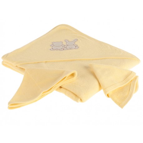 Toalla Mon Caramel Doble amarilla - Envío Gratuito