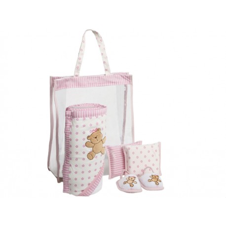 Toalla Kristian Osito Muñeco rosa - Envío Gratuito
