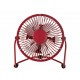 Mini ventilador Haus HF-4M rojo - Envío Gratuito