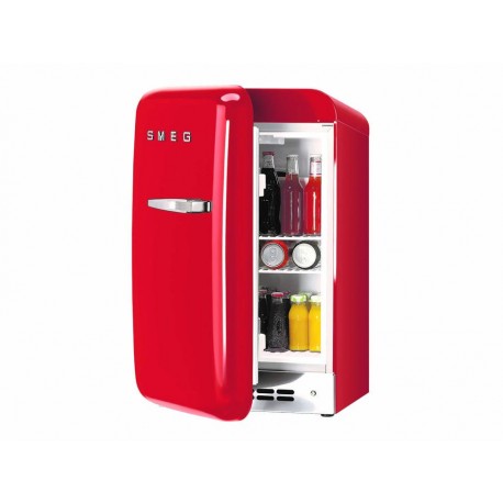 Frigobar Smeg 1.5 pies cúbicos rojo FAB5ULR - Envío Gratuito