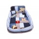 Juego de cuna Cocolino Rino 95 cm x 140 cm azul - Envío Gratuito