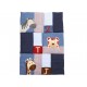 Juego de cuna Cocolino Rino 95 cm x 140 cm azul - Envío Gratuito