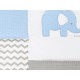 Colchoneta Kristian Elefante 68 cm x 95 cm azul - Envío Gratuito