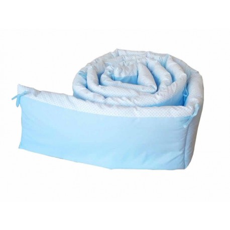 Protector de cuna Welsh Básico 95 cm x 140 cm azúl - Envío Gratuito