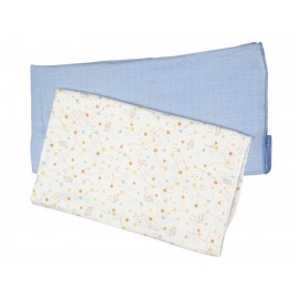 Sábanas dúo Baby Mink Carry azul - Envío Gratuito