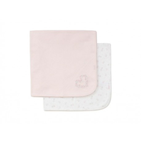 Sábanas recibidoras Little Me de algodón para niña - Envío Gratuito