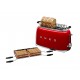 Smeg TSF02RDUS Tostador 4 Rebanadas - Envío Gratuito
