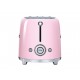 Smeg TSF01PKUS Tostador 2 Rebanadas Rosa - Envío Gratuito