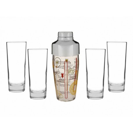 Luminarc Set Bar Island Longdrink 5 Piezas - Envío Gratuito